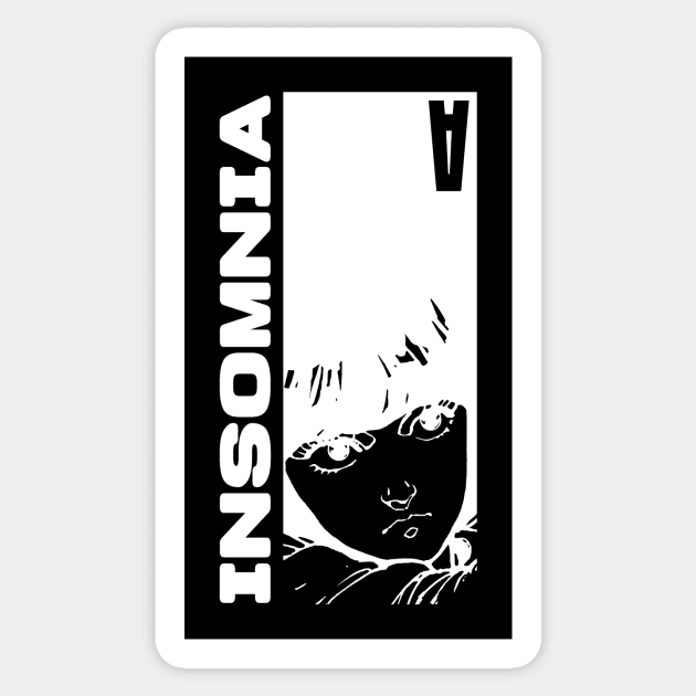 Anime Manga INSOMNIA Design Sticker by internethero